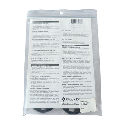 Black Diamond Z-Pole Snow Baskets (1 Pair)