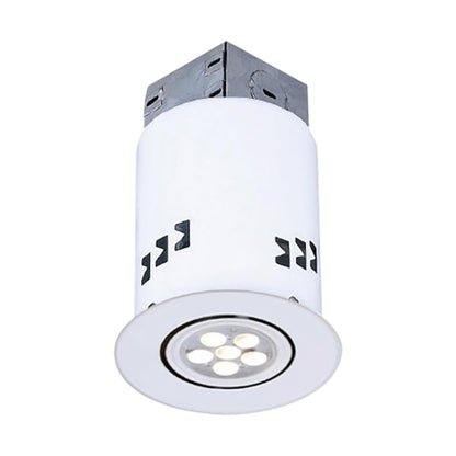 CANARM 3" Recessed Kit Non-IC, White, Remodel, Gimbal Trim