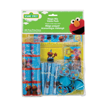 Sesame Street Birthday Party Favour Pack - 48 Pieces