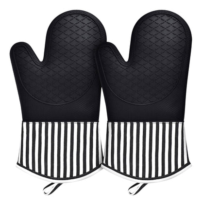 Silicone Oven Mitt Set