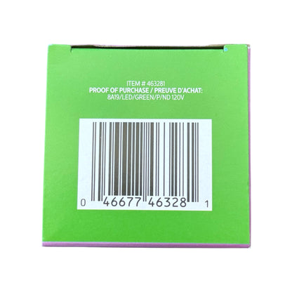 Party LED 8W A19 Bulb - Green