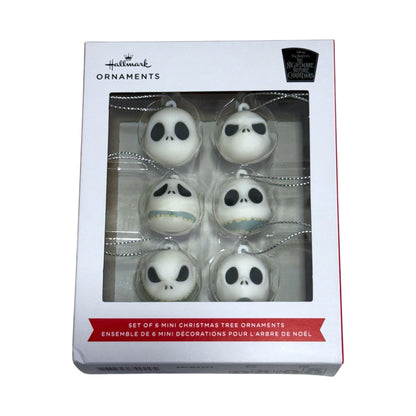 Hallmark Jack Skellington Heads Miniature Mini Ornament Set