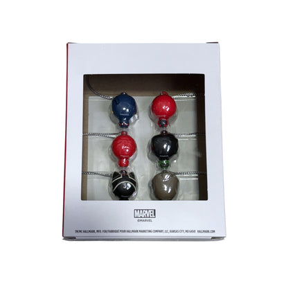Hallmark Disney Marvel Super Heroes Miniature Mini Ornament Set