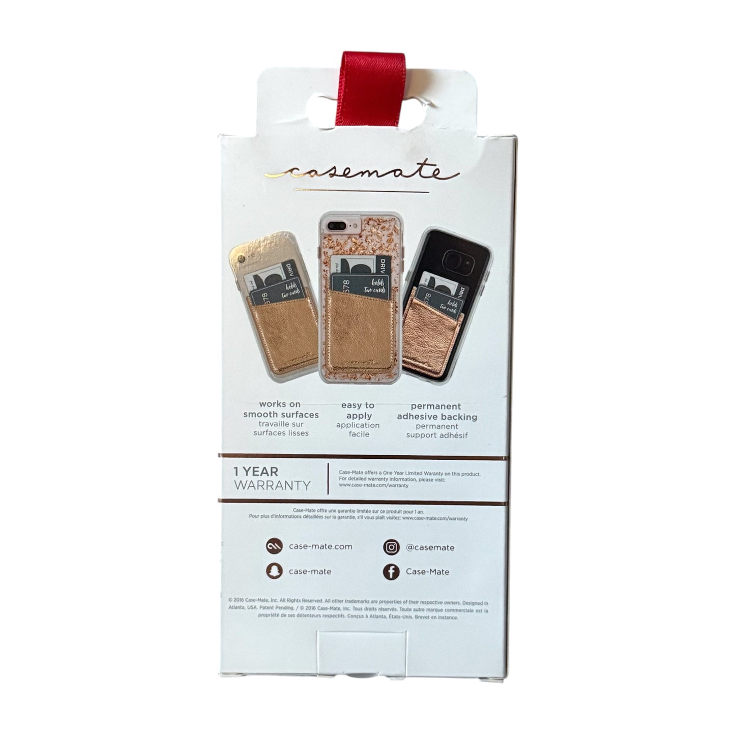 Case-Mate Universal Stick On Credit Card Wallet