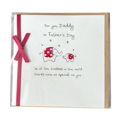 "For you, Daddy" Papyrus Father's Day Card & Envelope