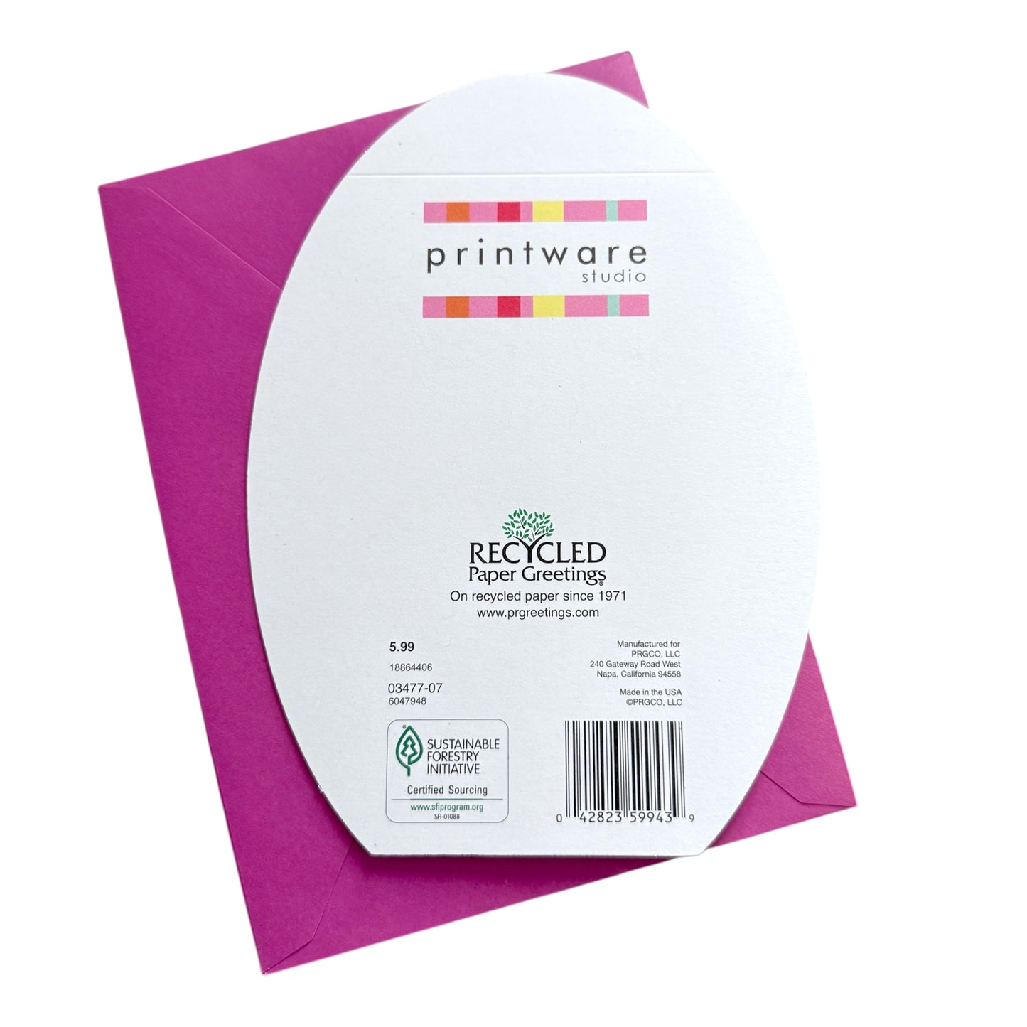 "Happy Mother's Day" Printware Studio Card & Envelope