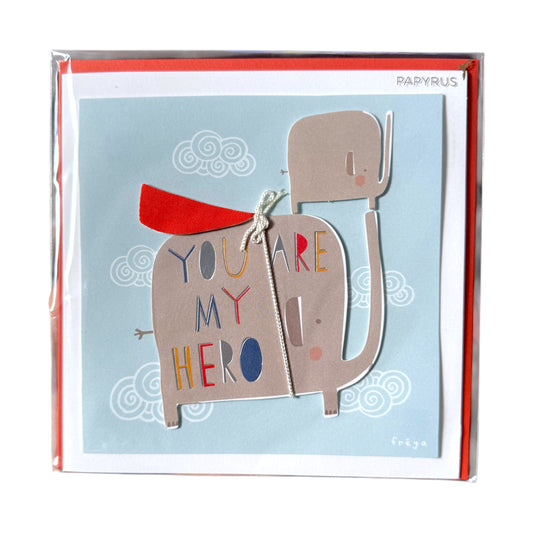 "You're My Hero" Papyrus Father's Day Card & Envelope