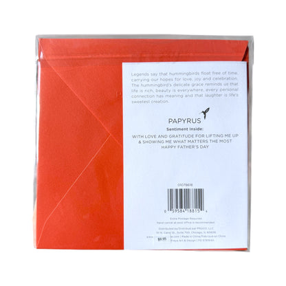 "You're My Hero" Papyrus Father's Day Card & Envelope