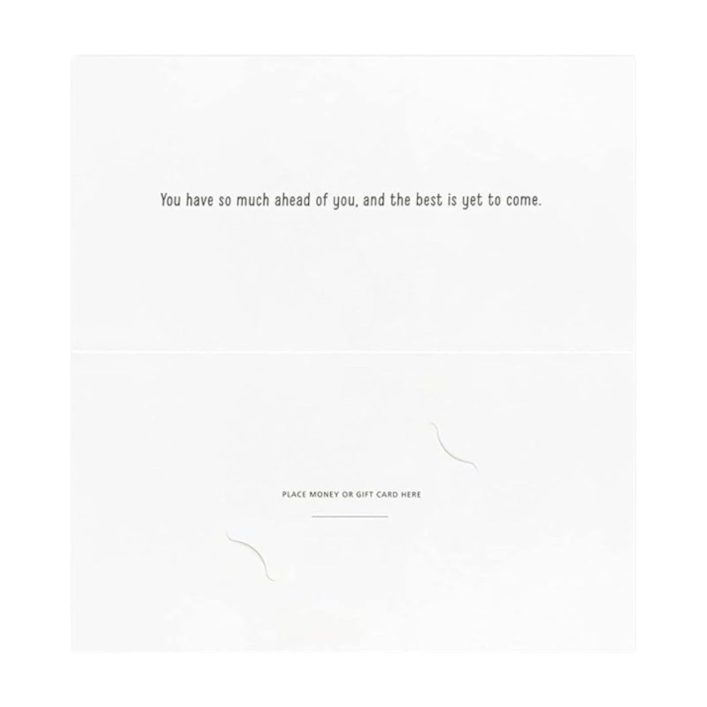 "Adventure Awaits" Hallmark Graduation Money Holder Card & Envelope