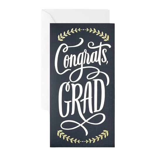 "Congrats, Grad" Hallmark Graduation Money Holder Card & Envelope