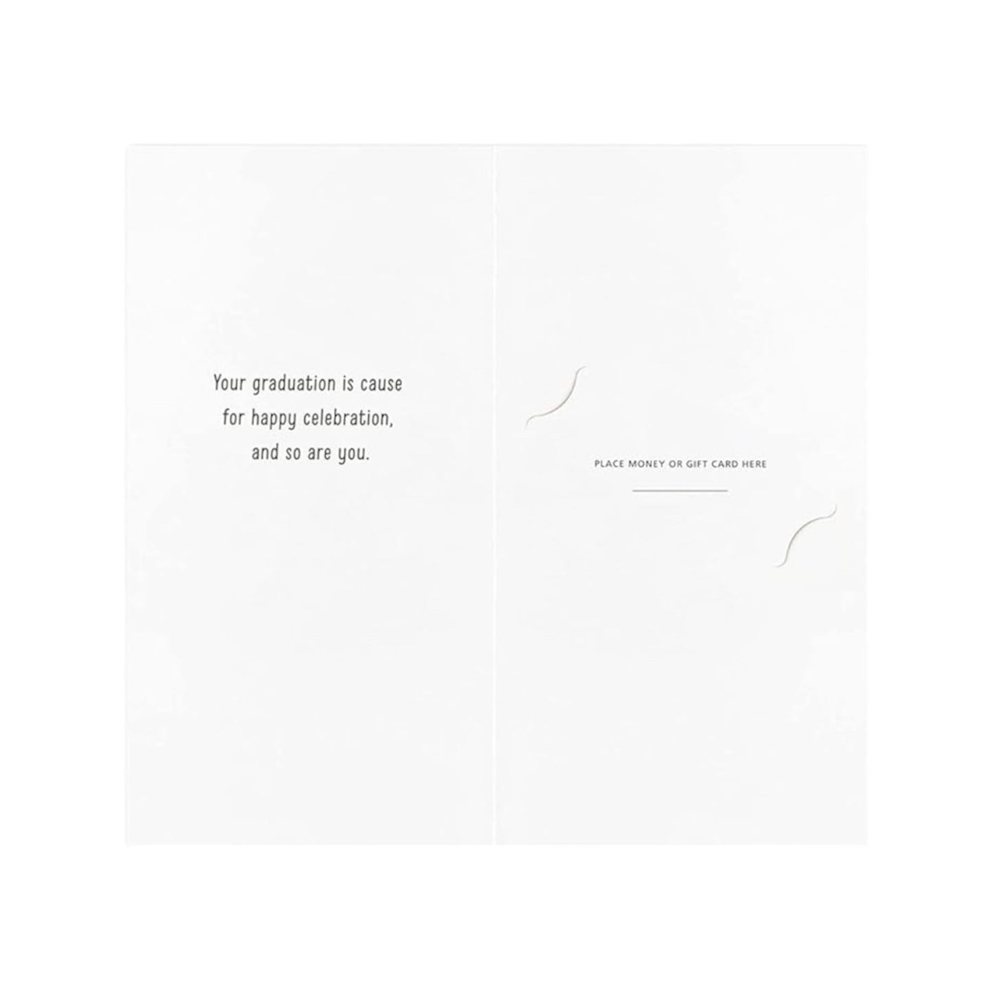"Congrats, Grad" Hallmark Graduation Money Holder Card & Envelope