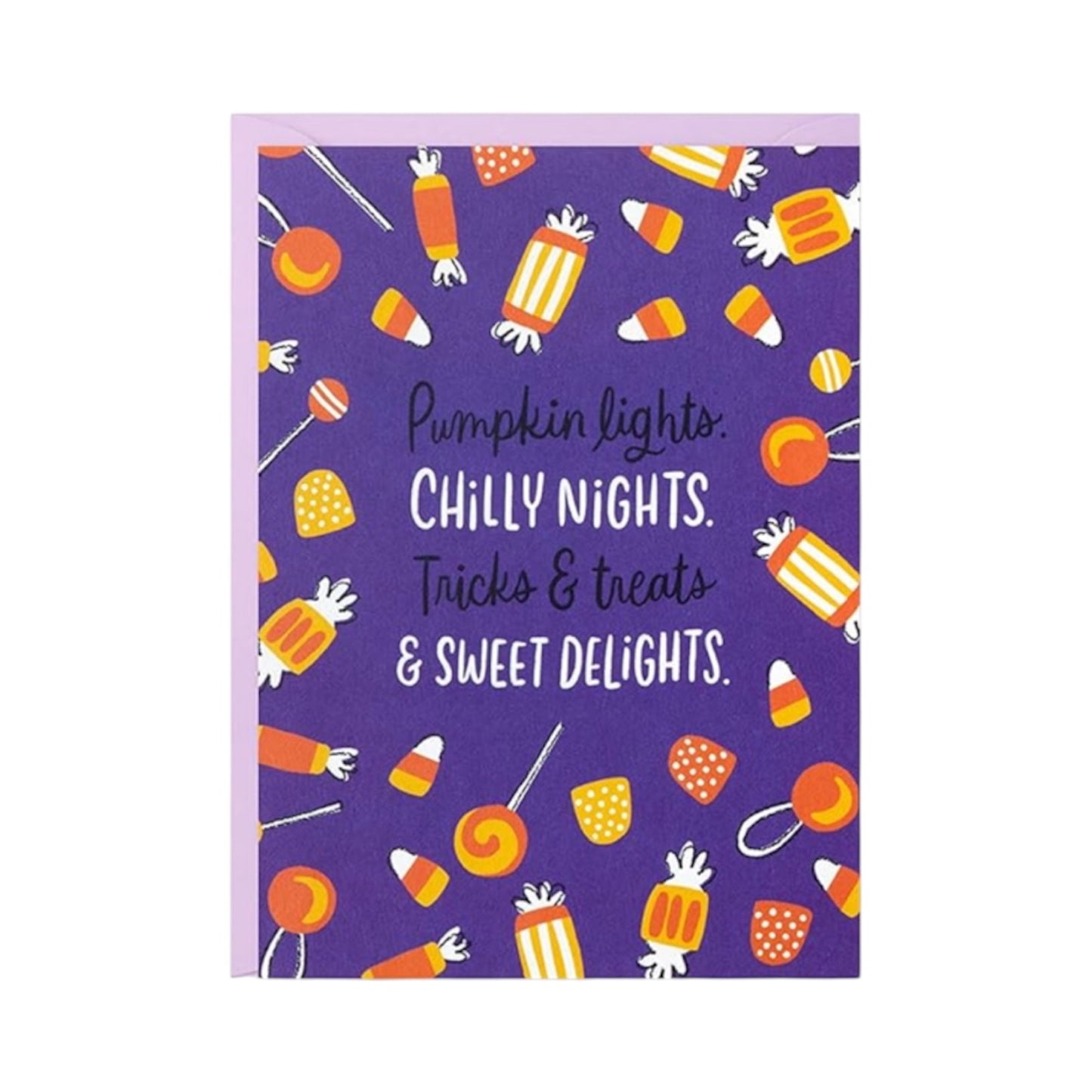 "Sweet Delights" Hallmark Halloween Card & Envelope