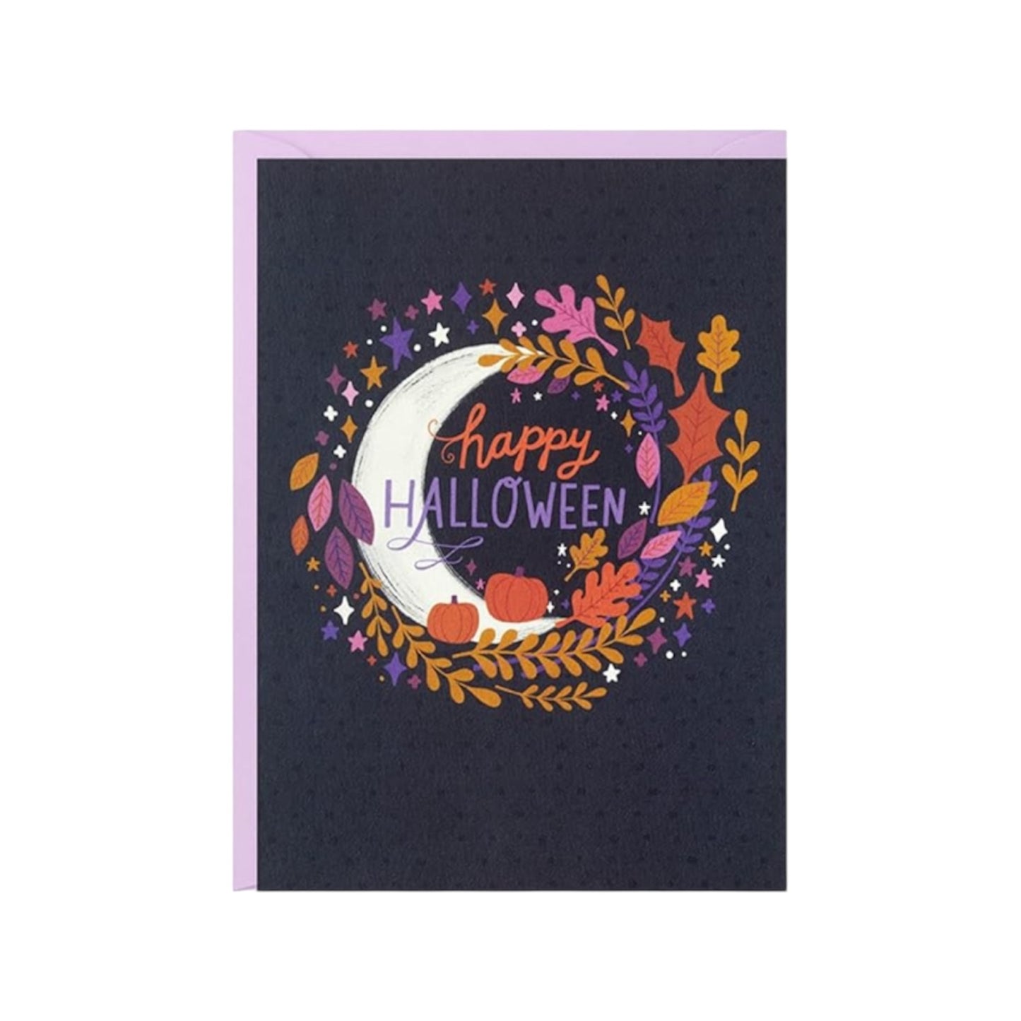 "Happy Halloween" Hallmark Halloween Card & Envelope