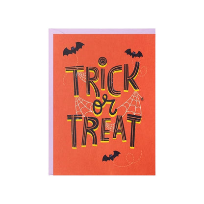 "Trick or Treat" Hallmark Halloween Card & Envelope