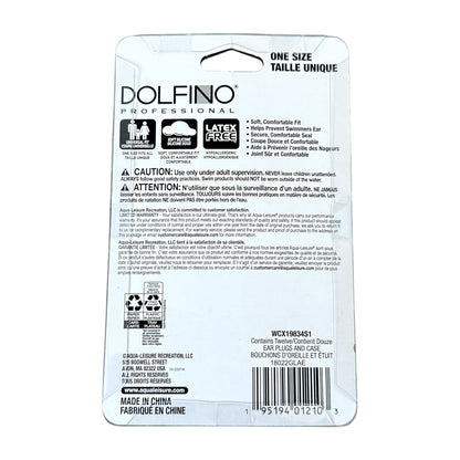 Dolfino Professional 12-pc Silicone Ear Plugs with Case