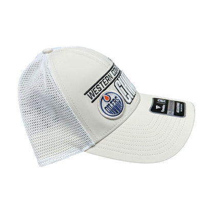 Edmonton Oilers 2025 Western Conference Champions Fanatics Adjustable Fit Cap