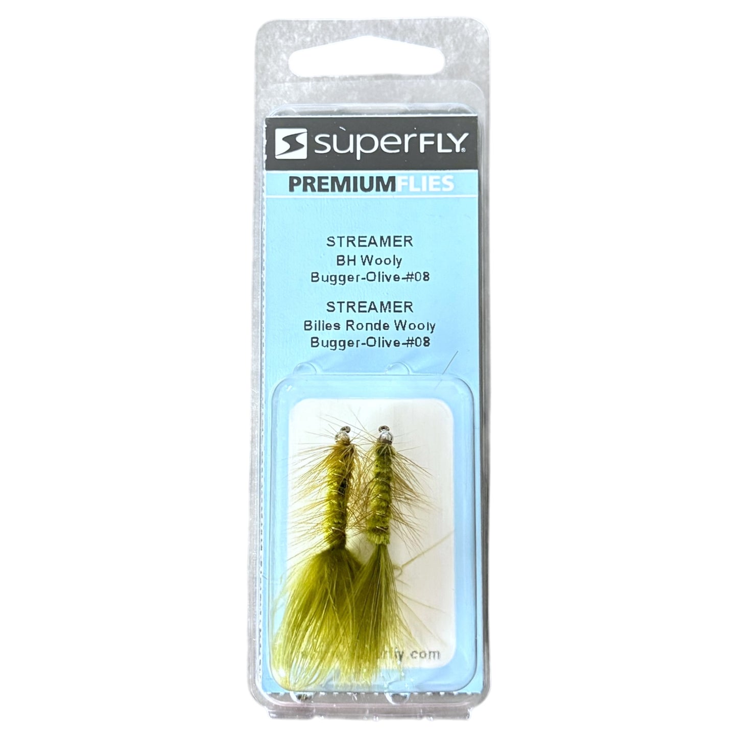 Superfly Olive Wooly Bugger Fishing Flies 2-Pack