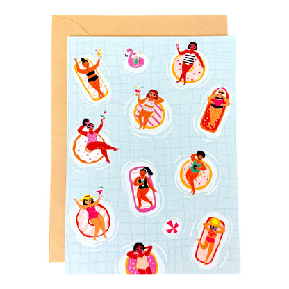 Hallmark Beach Greeting Card & Envelope
