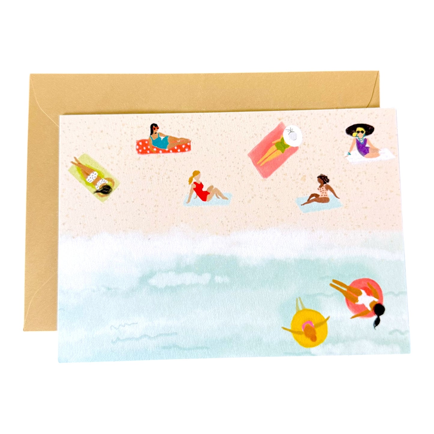 Hallmark Beach Greeting Card & Envelope