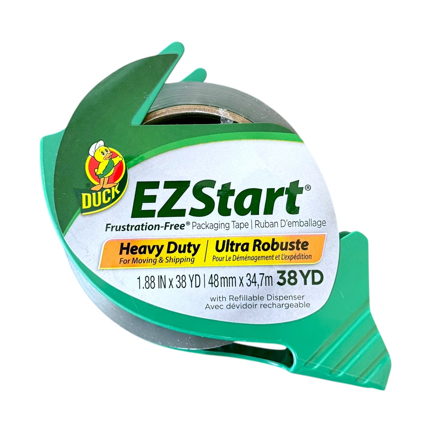 Heavy Duty Packaging Tape with Refillable Dispenser