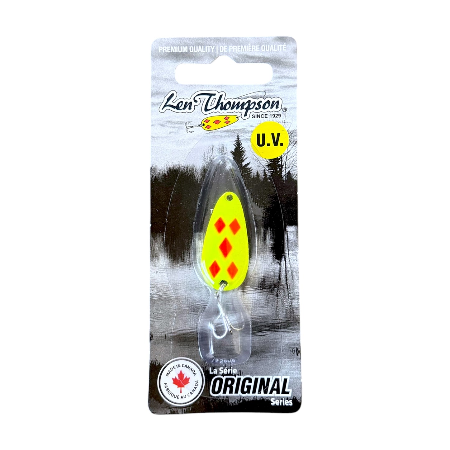 Len Thompson Yellow Lemon Flame Spoon - 6g (1/5oz)