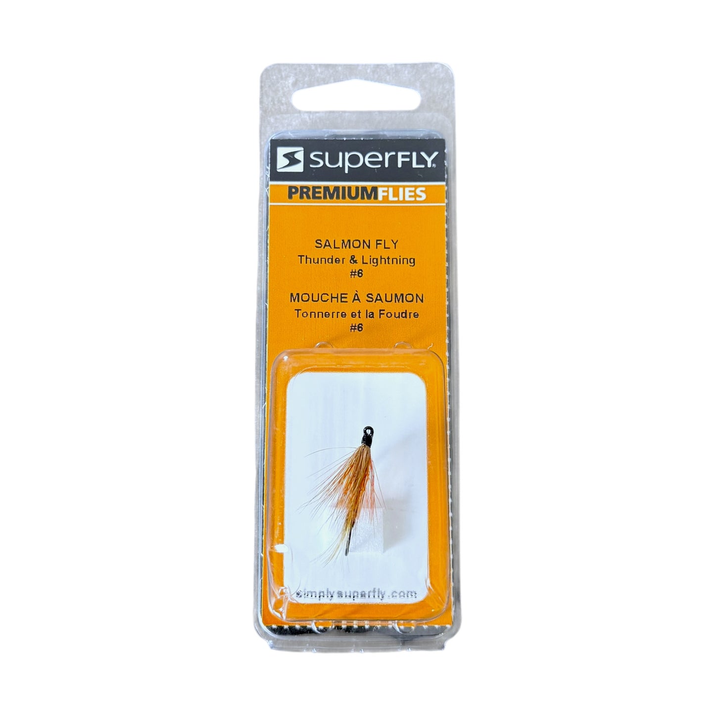 Superfly Salmon Fly Thunder & Lightning #6
