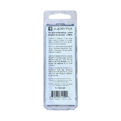 Superfly Streamer Grey/White Deep Minnow #6 2-Pack