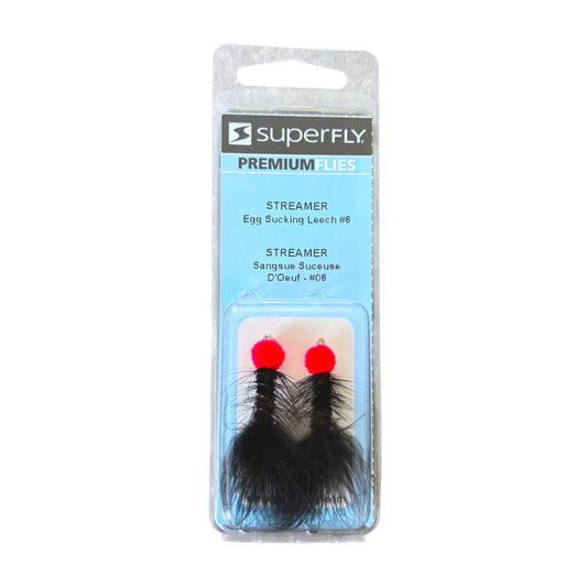 Superfly Streamer Egg Sucking Leech #6 2-Pack