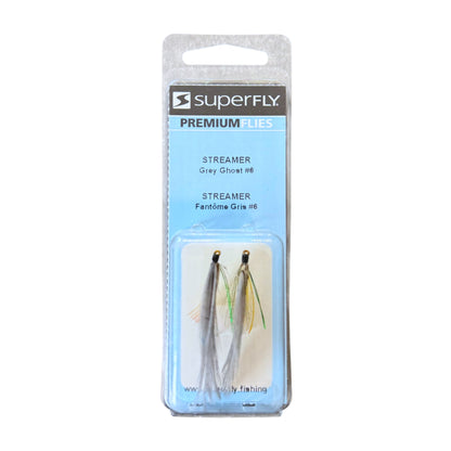 Superfly Streamer Grey Ghost #6 2-Pack
