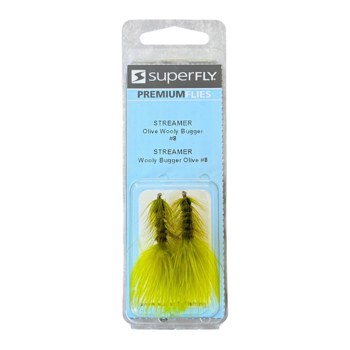 Superfly Olive Wooly Bugger Fishing Flies 2-Pack