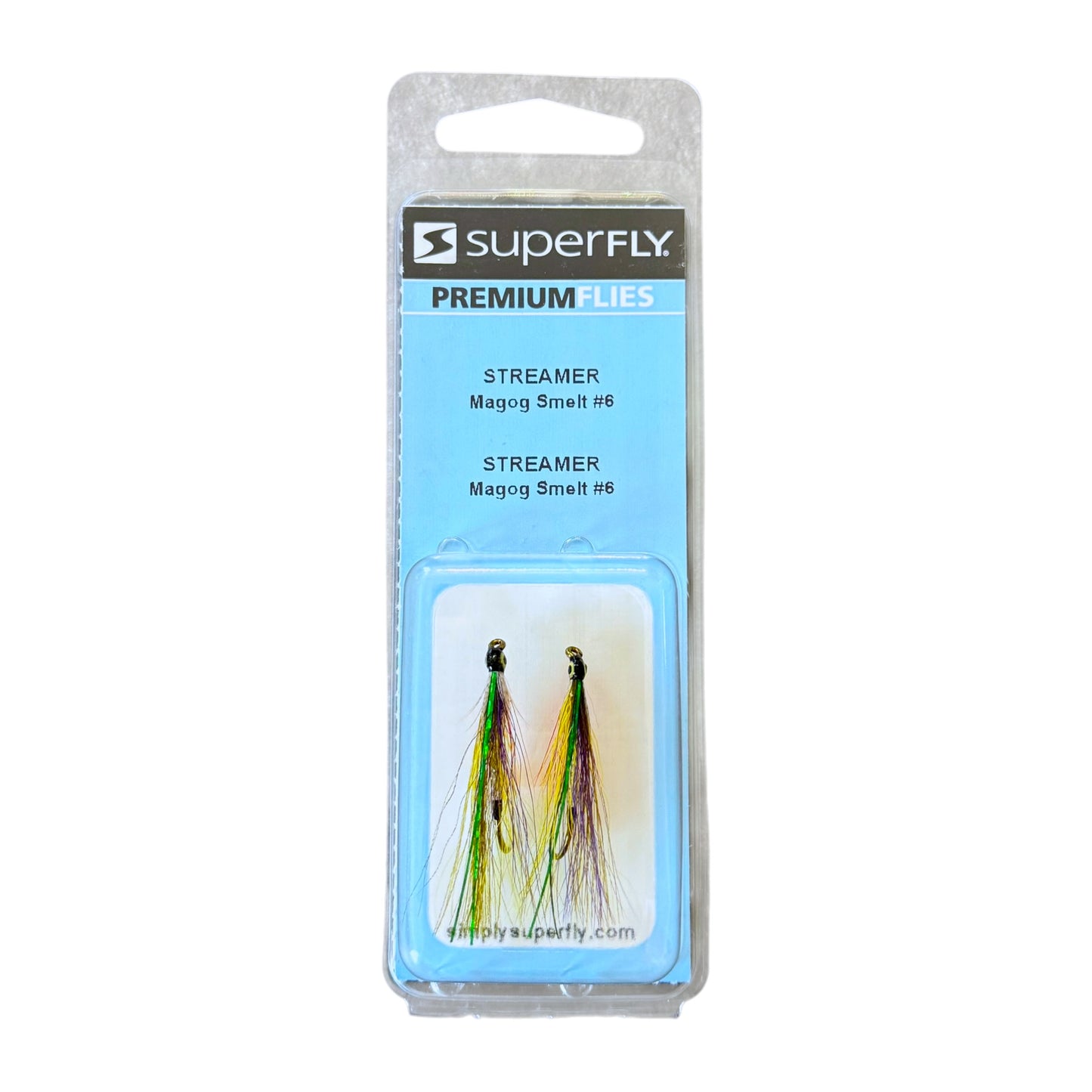 Superfly Streamer Magog Smelt #6 2-Pack