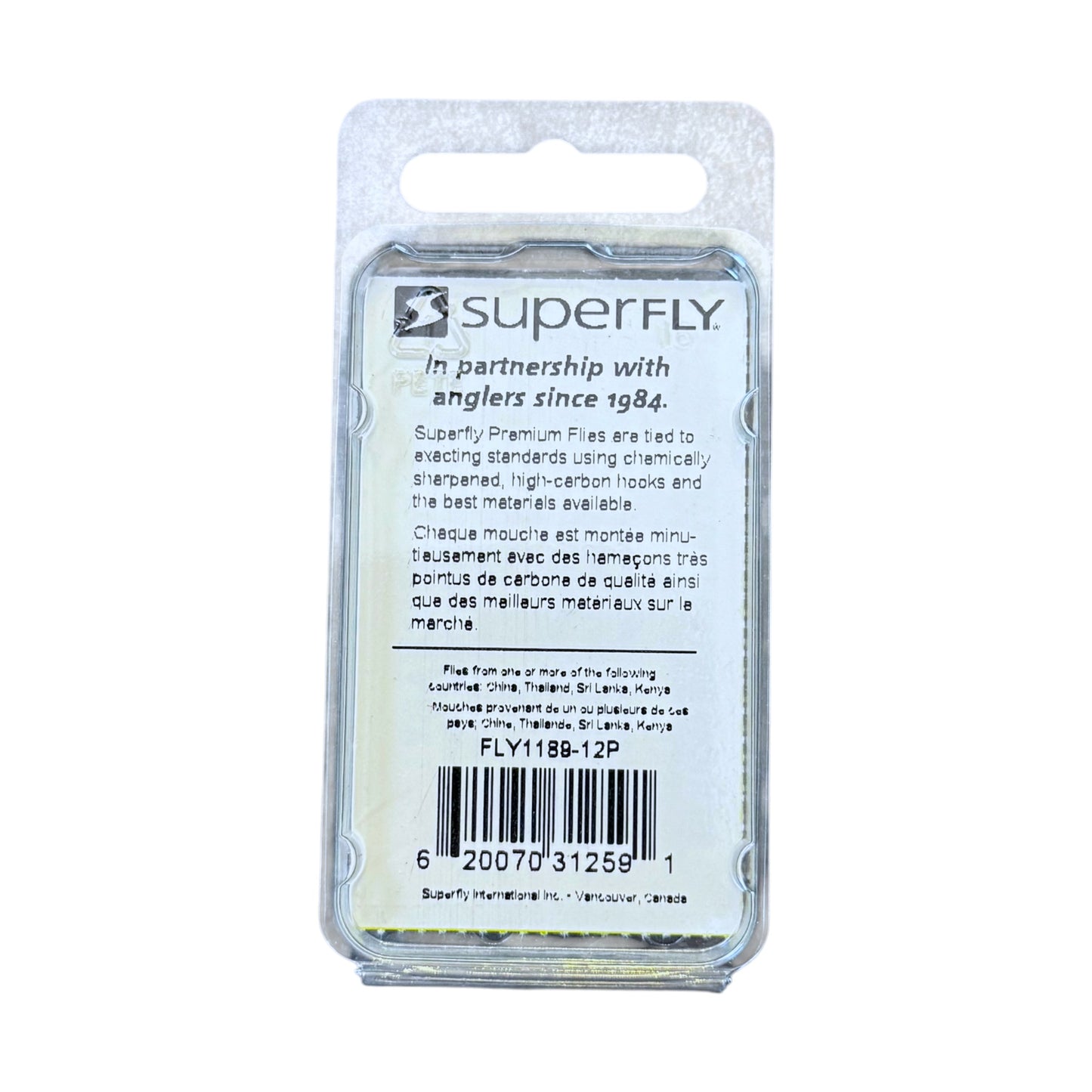 Superfly Nymph Gold Ribbed Hare's Ear #12 2-Pack