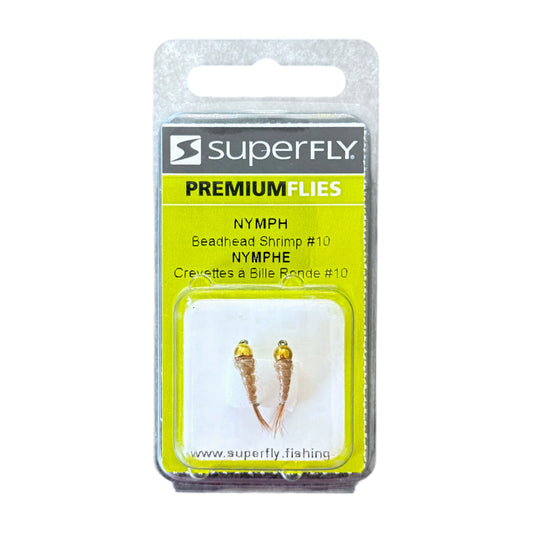Superfly Nymph Beadhead Shrimp #10 2-Pack