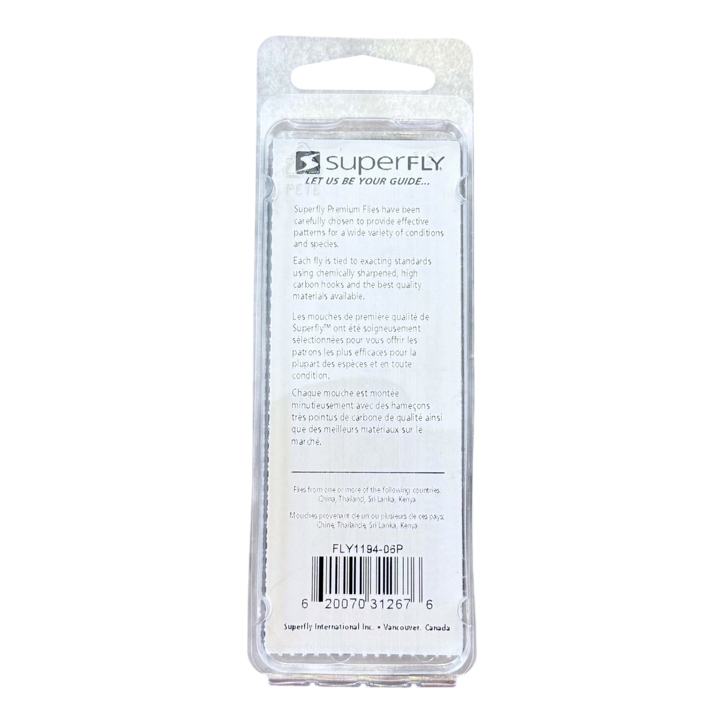 Superfly Nymph Black Stonefly #6 2-Pack