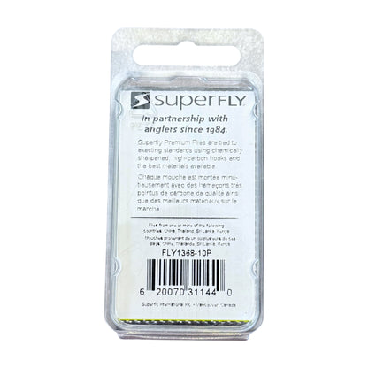 Superfly Nymph Olive Crystal Shrimp #10 2-Pack