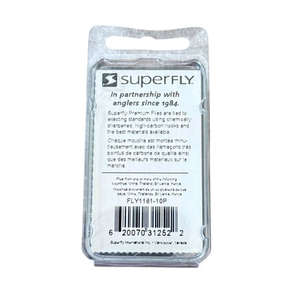 Superfly Nymph Peacock Backswimmer #10 2-Pack