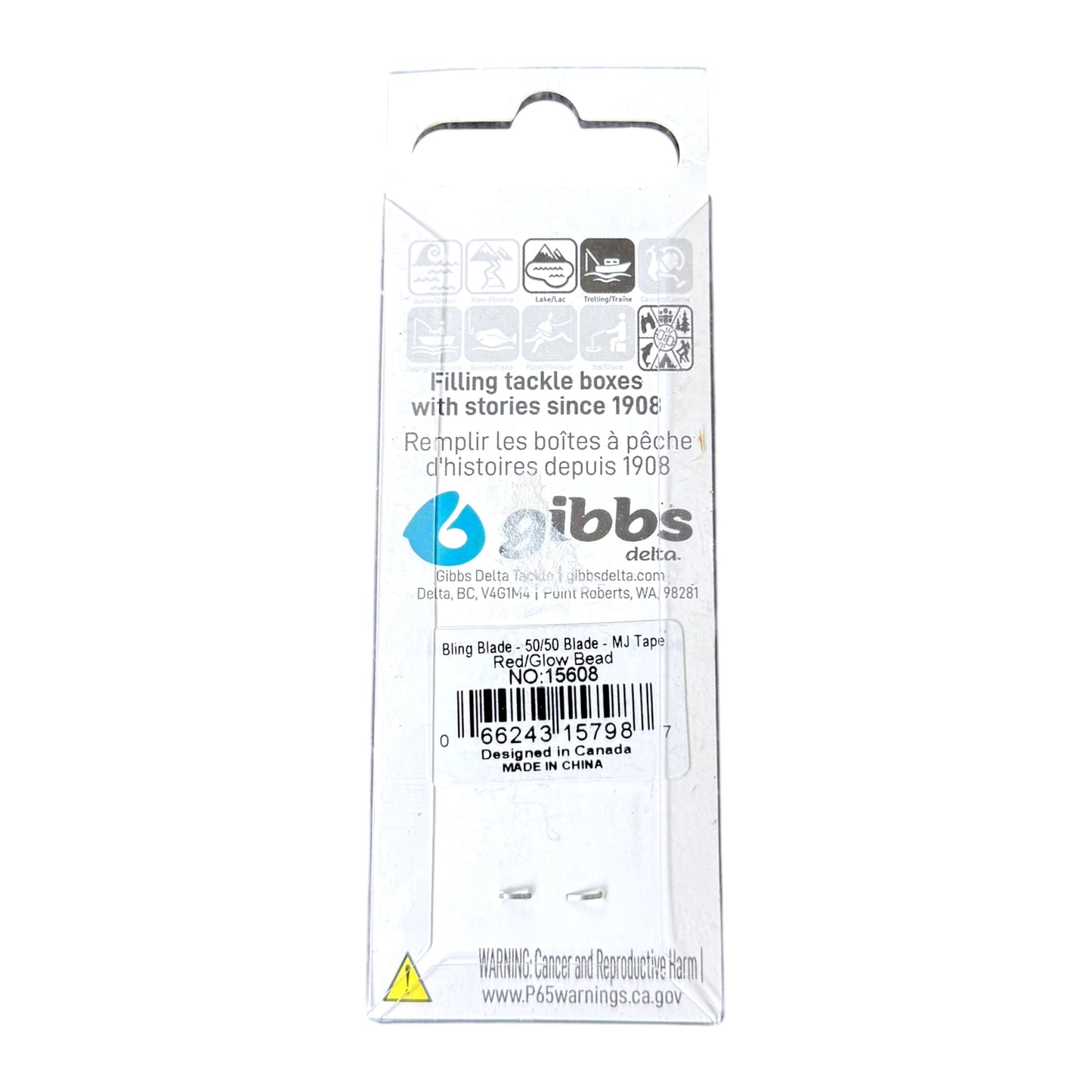 Gibbs Delta Bling Blade Blade Spinner