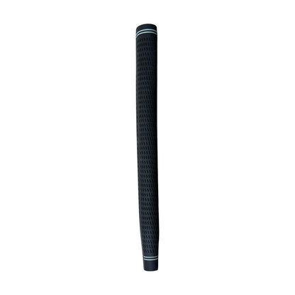 A black Karma Velour Black Paddle Putter Grip shown on a white background