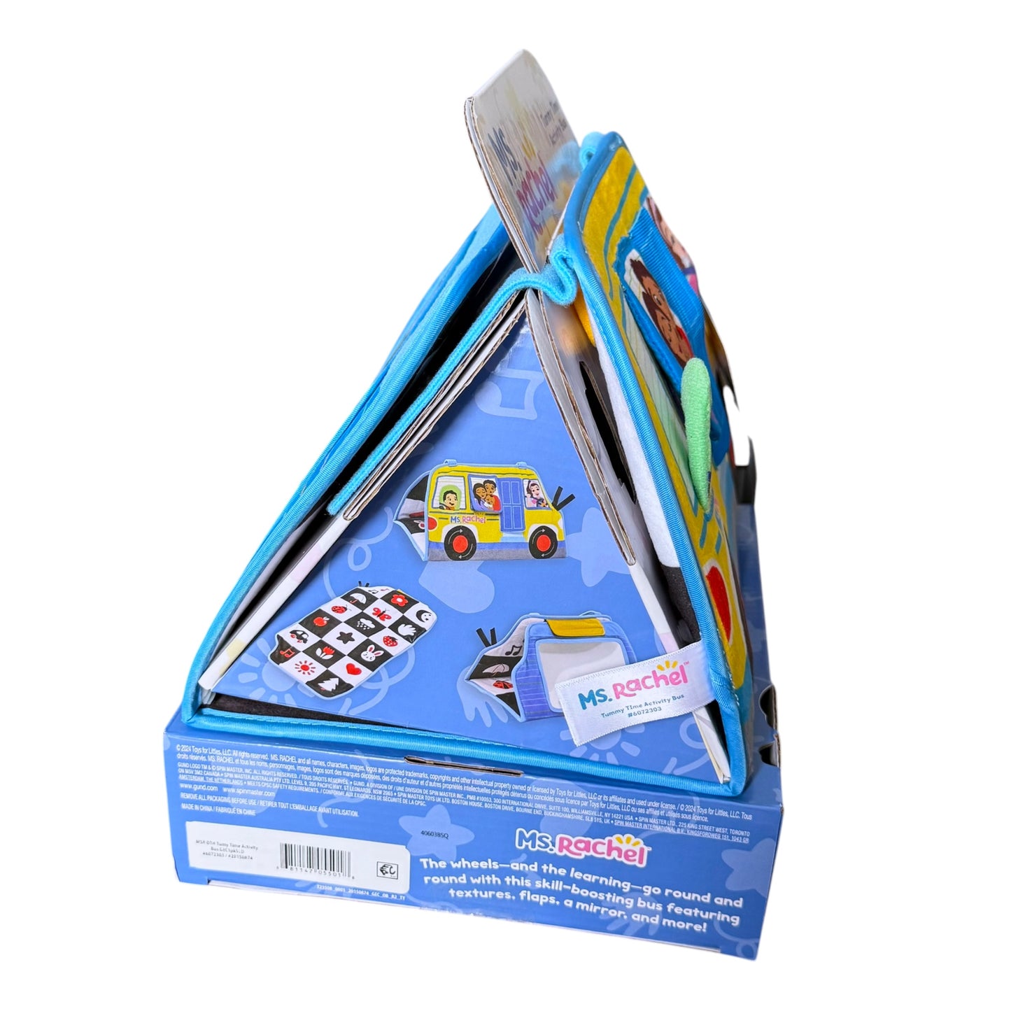 Children's educational toy set on a white background