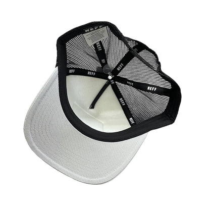 Neff 'Fish On' cap with black mesh back on a white background