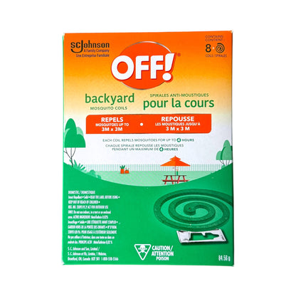 A retail package of OFF! Mosquito Repellent Coils. shown on a white background