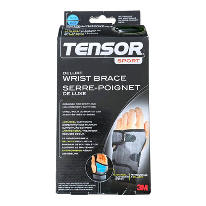 Tensor Deluxe Wrist Brace packaging on a white background