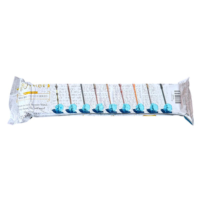 A Harry Potter Wizarding World collectible wand from the Patronus Series, shown in its original printed packaging against a plain white background.