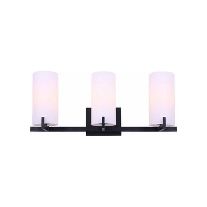 Canarm Bishop 24" 3-Light Matte Black Vanity Light