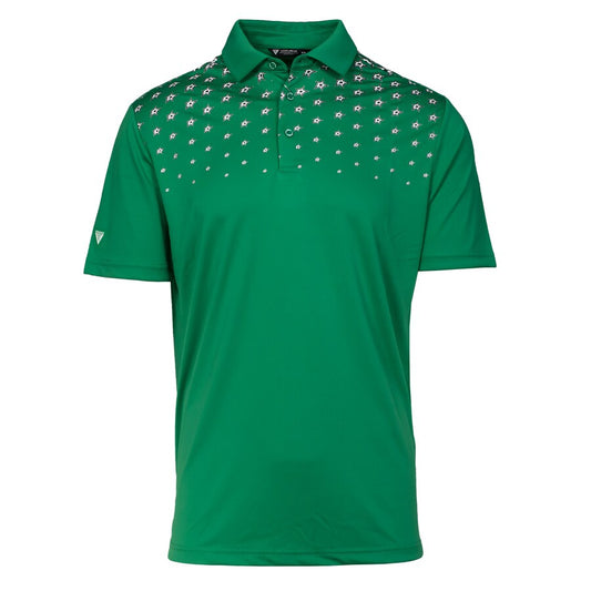 Men's Dallas Stars Levelwear Kelly Green NHL x PGA Performance Polo - Size Small