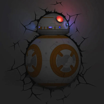 3DLightFX Star Wars BB-8 Battery Operated 3D Deco Night Light
