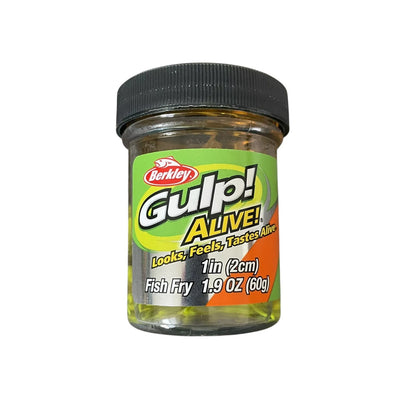 Berkley Gulp Alive Scented 1" Fish Fry Bait | 60g | Chartreuse