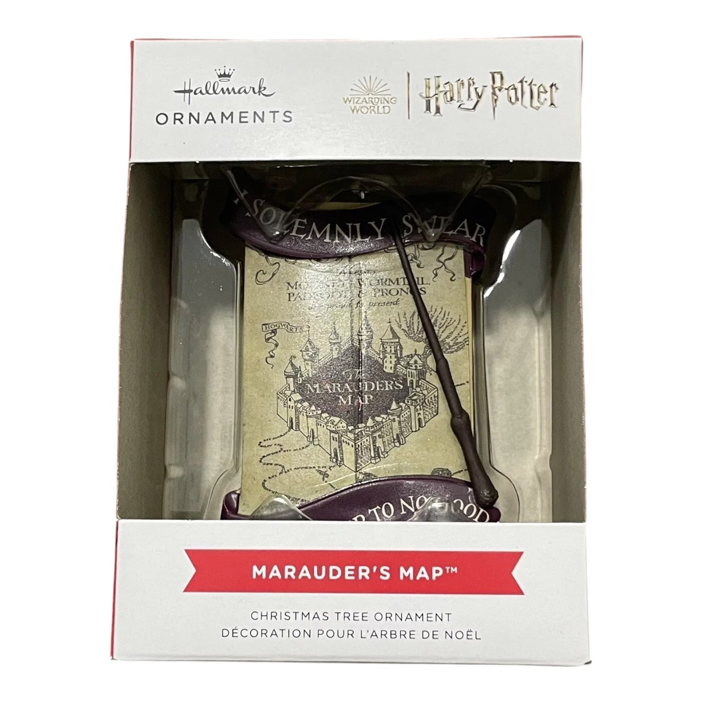 Hallmark Harry Potter Marauder's Map Christmas Ornament