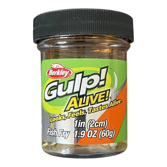 Berkley Gulp Alive Scented 1" Fish Fry Bait | 60g | Luma Glow