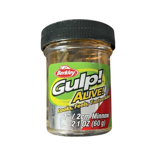 Berkley Gulp Alive Scented 1" Minnow Bait | 60g | Smelt